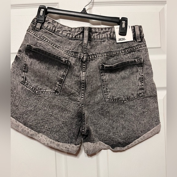 Black NWTs Acid washed shorts - Picture 3 of 3